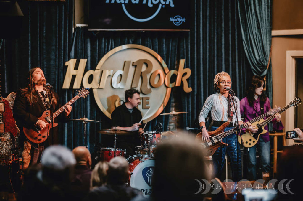 Coyote Bill and the Brood at The Hard Rock Cafe. Image courtesy of Black Moon Media