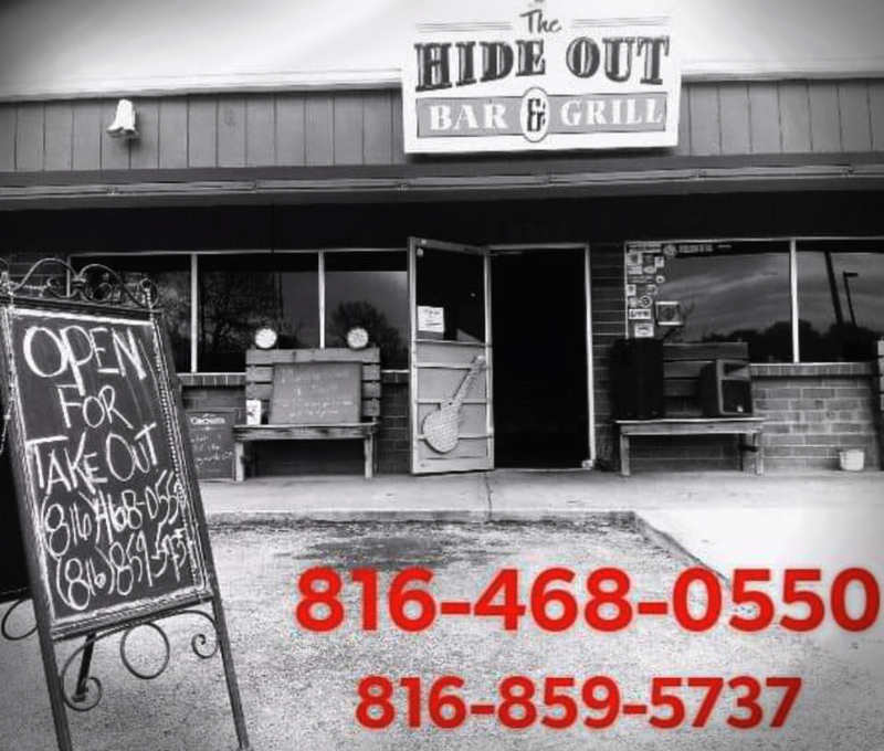 The Hideout front door