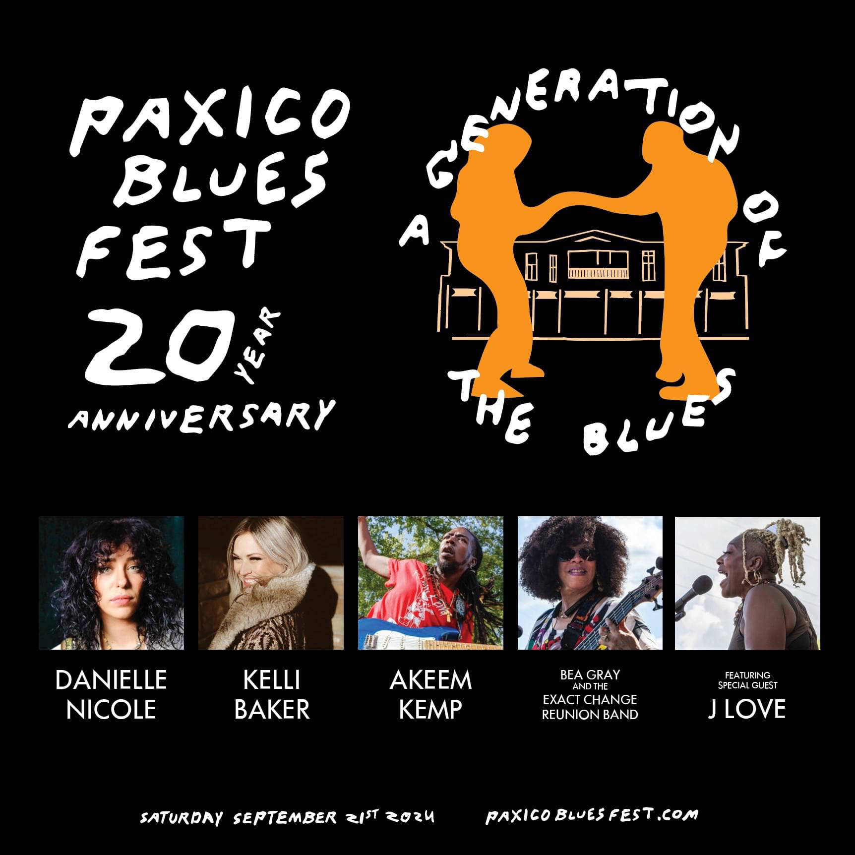 Paxico Blues Fest 2024 banner