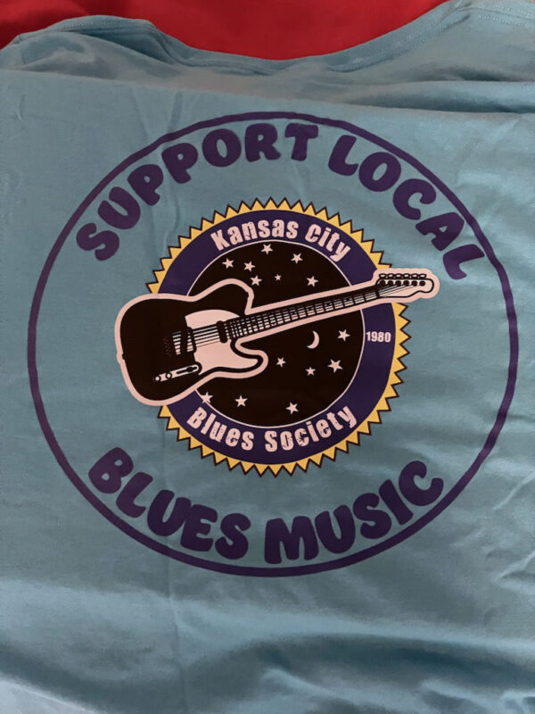 2024 KCBS tee shirt design - support local blues music back