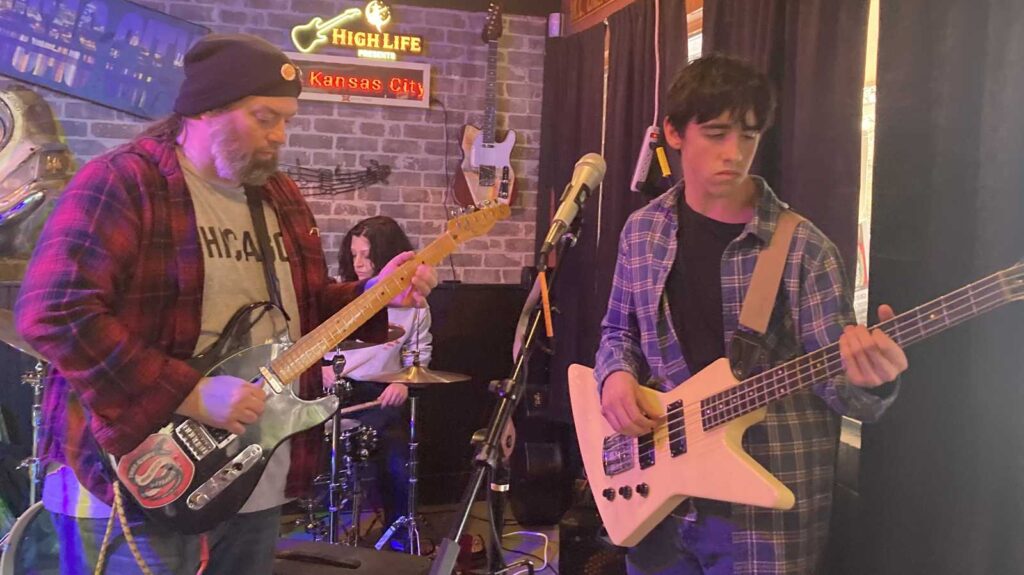 Coyote Bill and son Sam