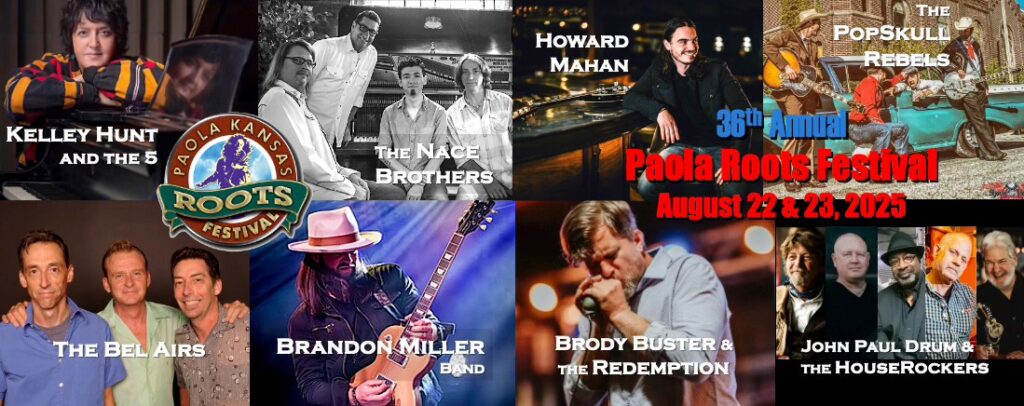 paola roots festival 2025 musicians banner